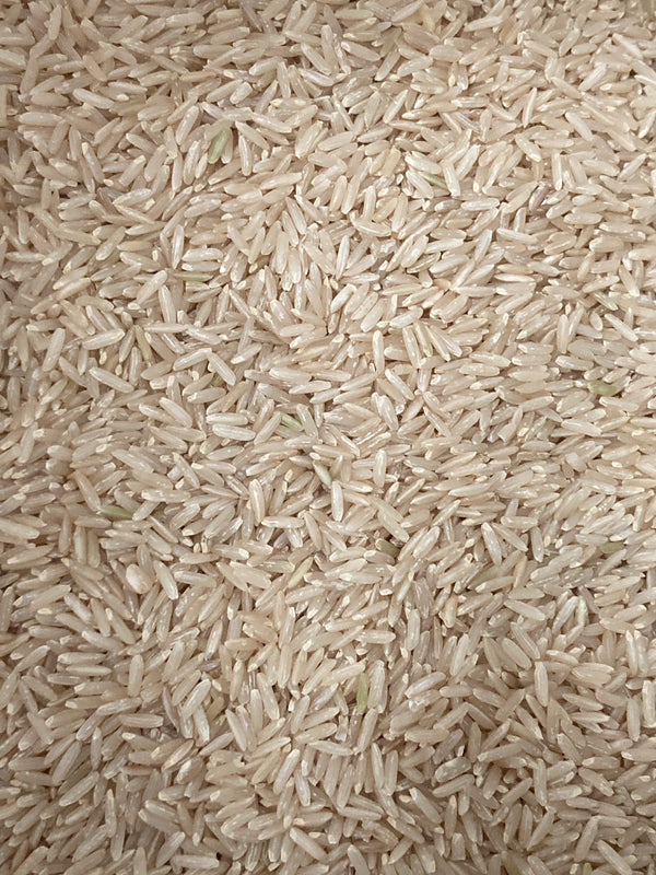 Brown long grained rice available from our Northamptonshire based refill shop