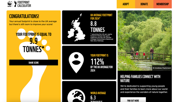 Ever checked out your carbon footprint?