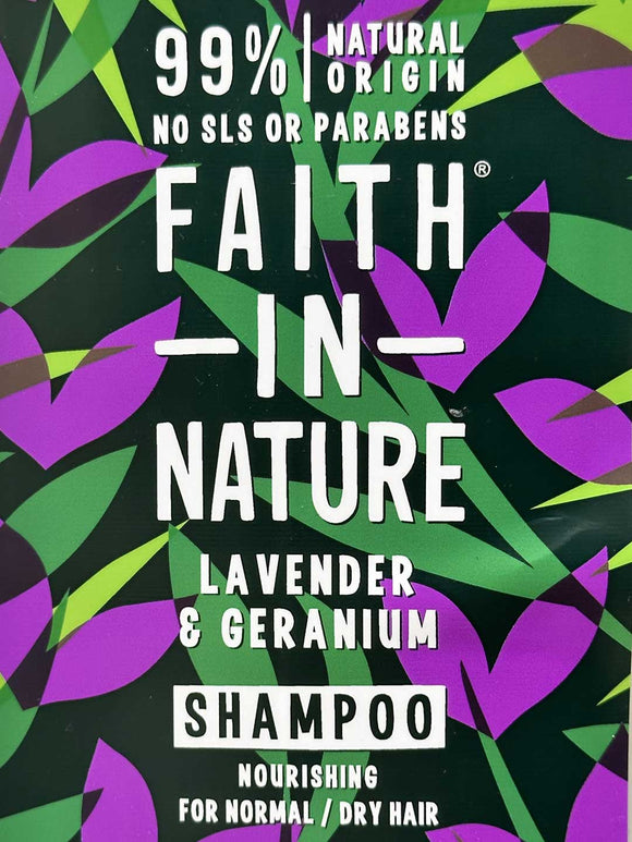 Lavender and geranium shampoo