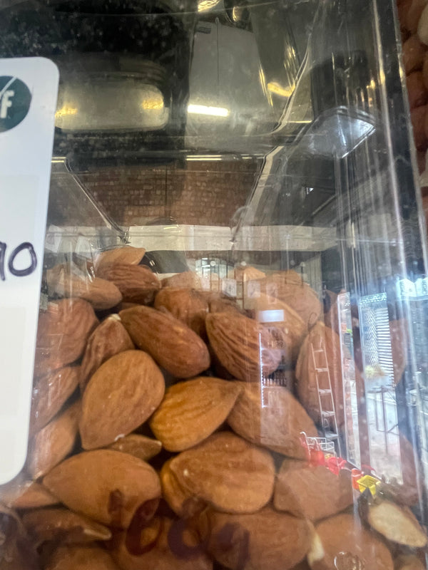 Organic raw almonds available from our Northamptonshire based refill shop