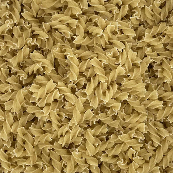 Organic white fusilli available from our Northamptonshire based refill shop