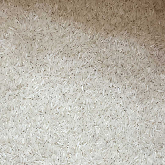 Organic white basmati rice available from our Northamptonshire based refill shop